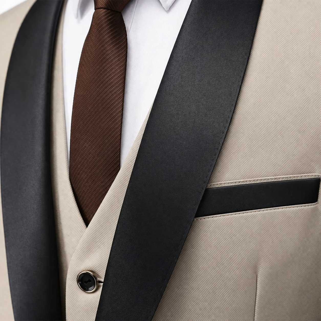 Men's Elegant 3-Piece Suit Set
