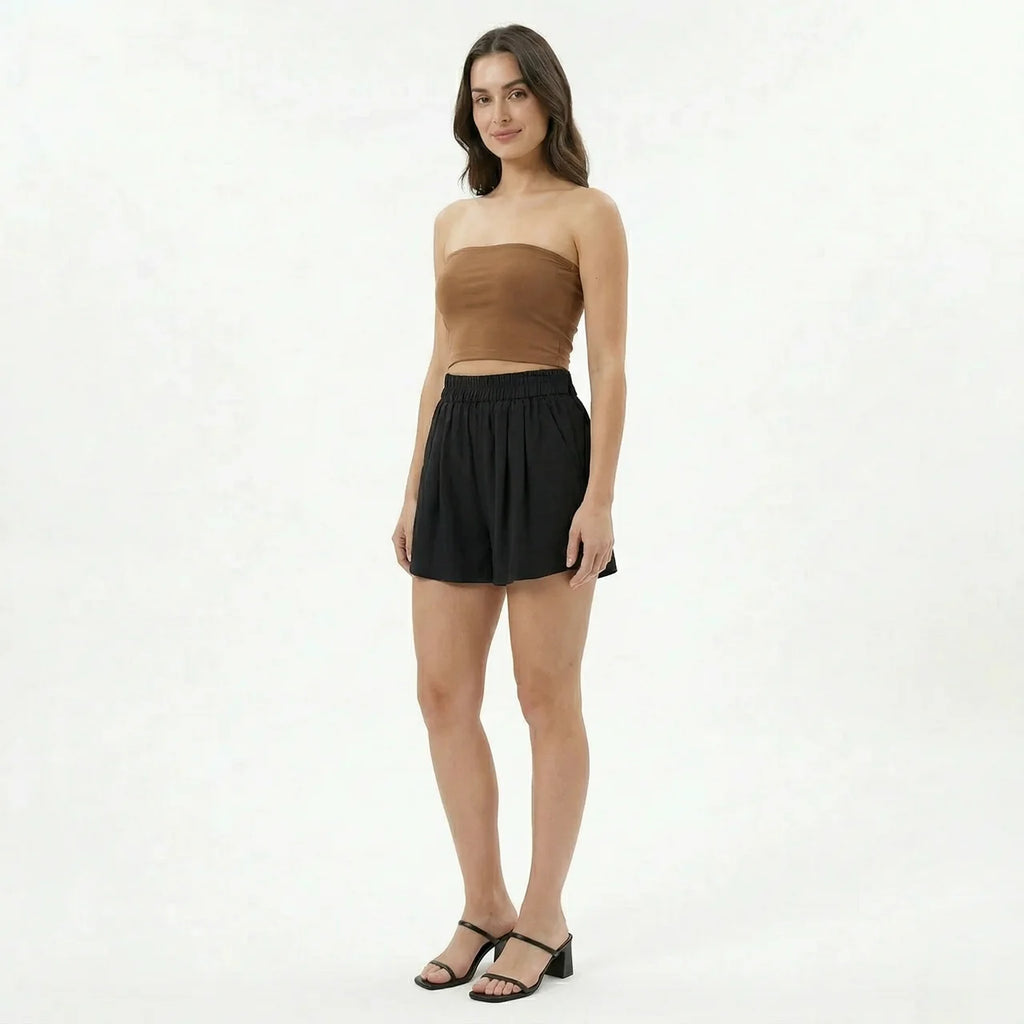 Valenomode - Women’s Summer Wide Pull-On Shorts
