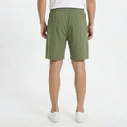 Valenomode - Men’s Pull-On Linen Summer Shorts