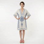 Women’s V-Neck Kaftan Summer Dress