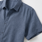 Men’s Casual Linen Short Sleeve Shirt