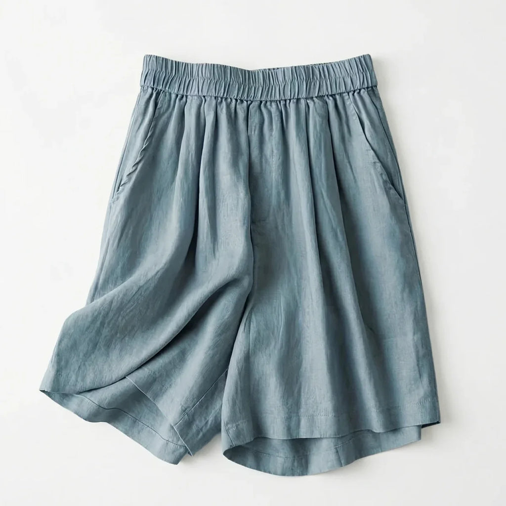 Valenomode - Women’s Summer Wide Pull-On Shorts