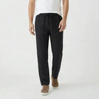 Valenomode - Men’s Linen Drawstring Waist Pants