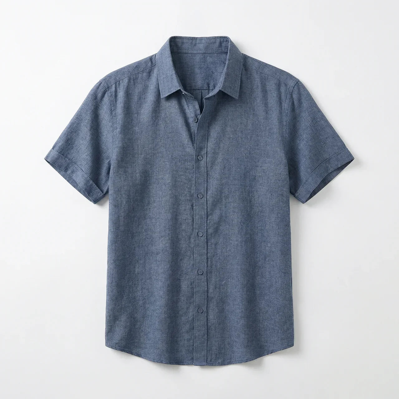 Men’s Casual Linen Short Sleeve Shirt