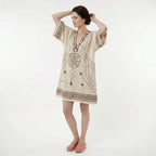 Women’s V-Neck Kaftan Summer Dress