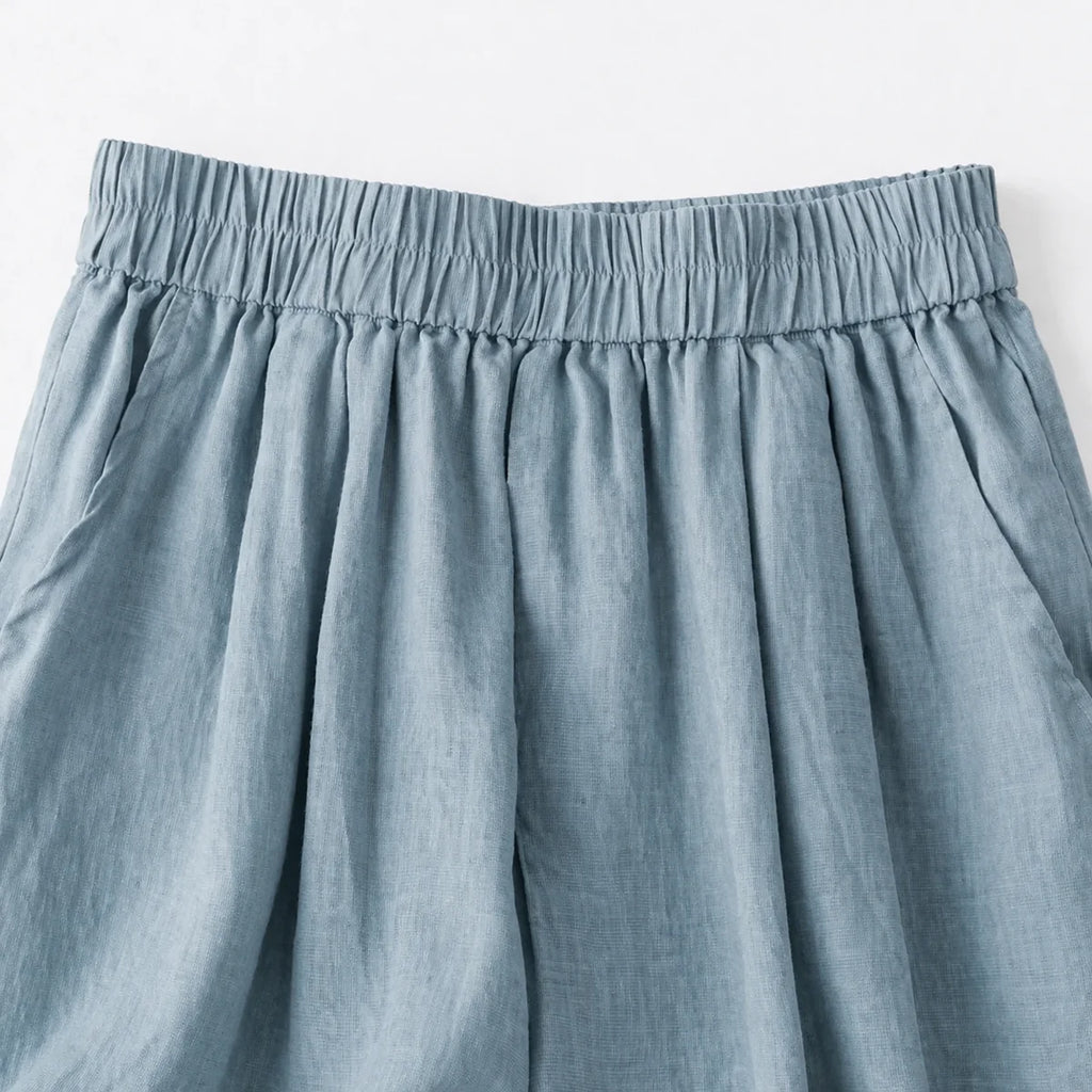 Valenomode - Women’s Summer Wide Pull-On Shorts
