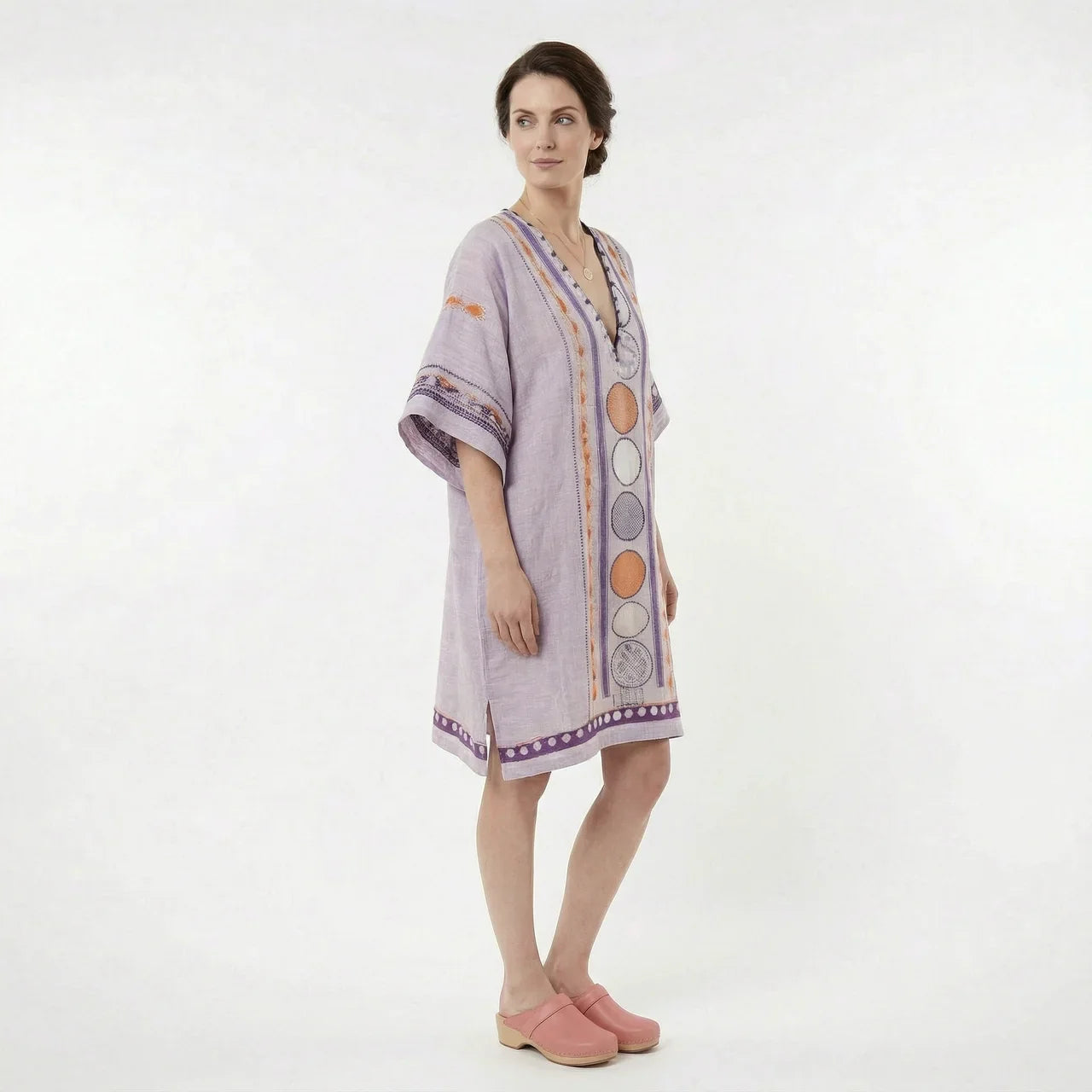 Women’s V-Neck Kaftan Summer Dress