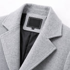 Men's Wool Business Trench Coat