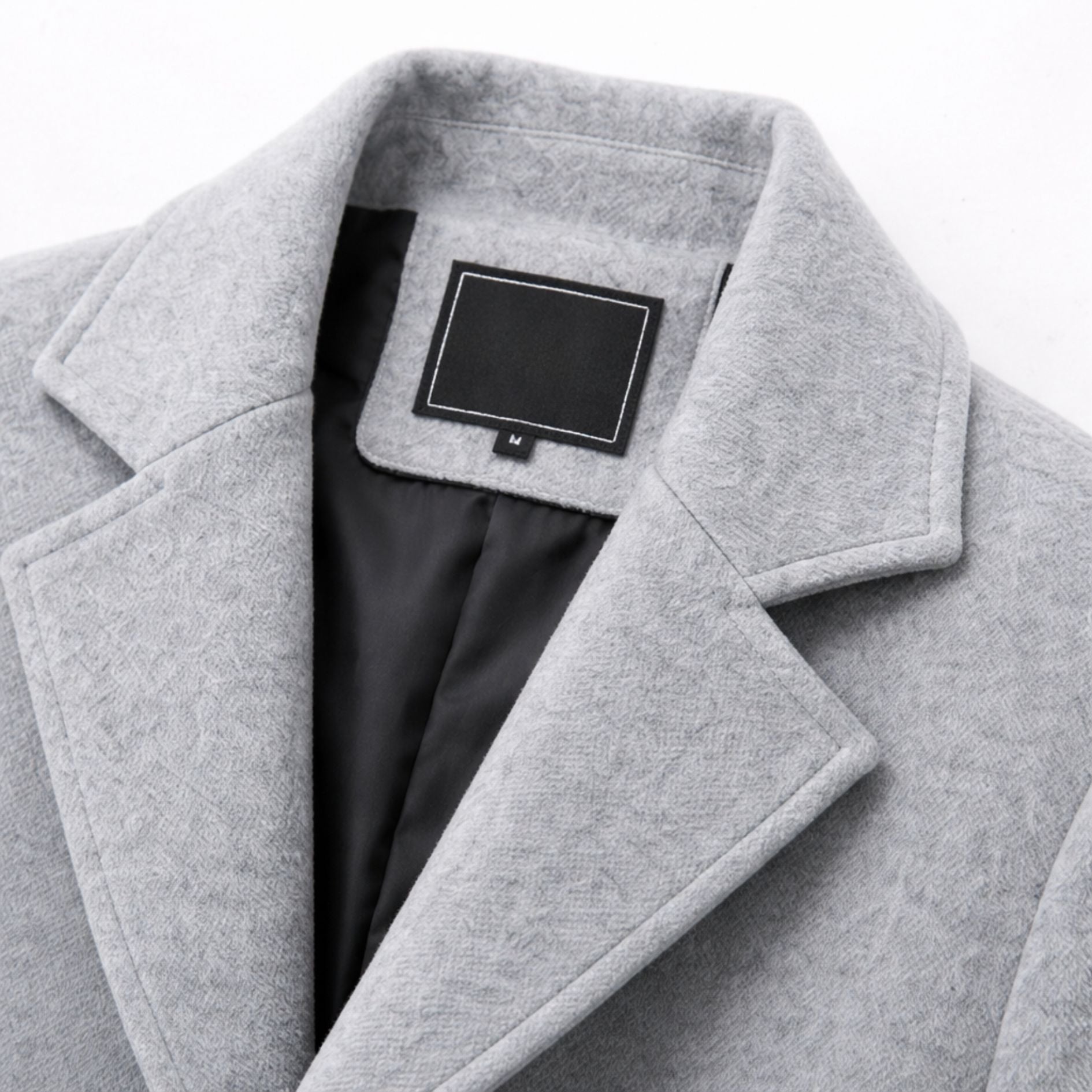 Men's Wool Business Trench Coat
