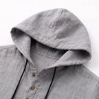 Valenomode - Men’s Linen Hooded Summer Set