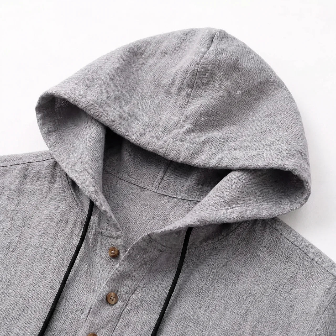 Valenomode - Men’s Linen Hooded Summer Set