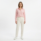 Valenomode - Women’s Linen Button Front Long Sleeve Top