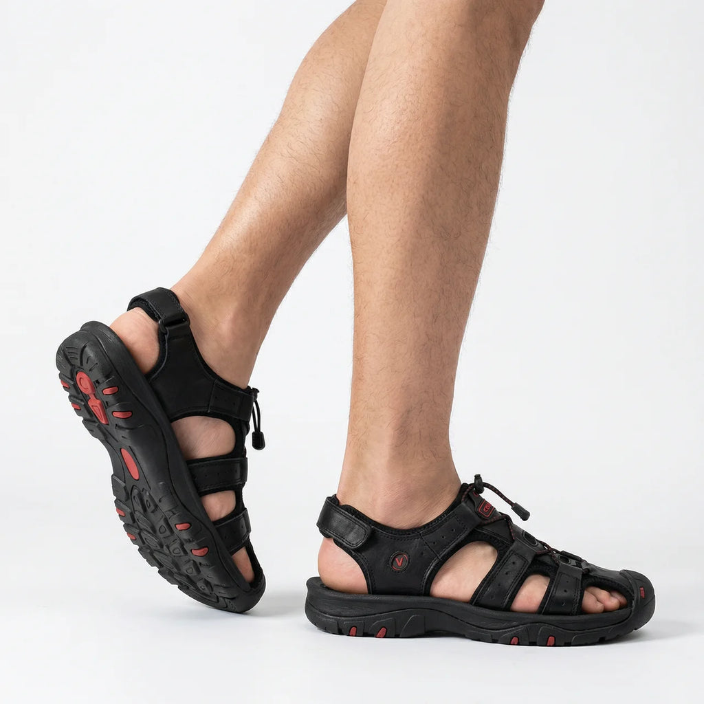 Valenomode - Men’s Closed-Toe Strap Sandals