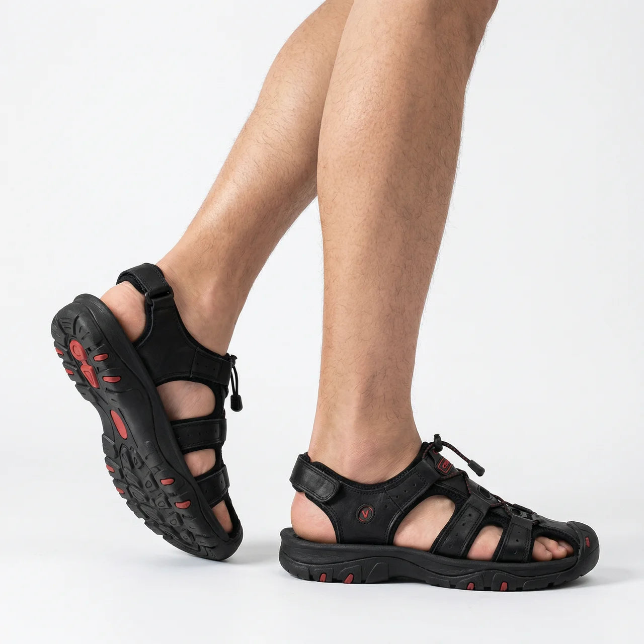 Valenomode - Men’s Closed-Toe Strap Sandals