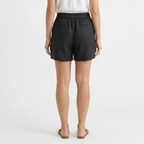 Valenomode - Women’s Elastic Waist Linen Shorts