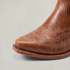 Women's Tall Western Boots - Embroidered Cowboy Boots Pointed Toe Block Heel
