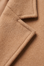 Men's Single Breasted Overcoat - Mid Length Tailored Notch Lapel Smart Casual Winter Coat