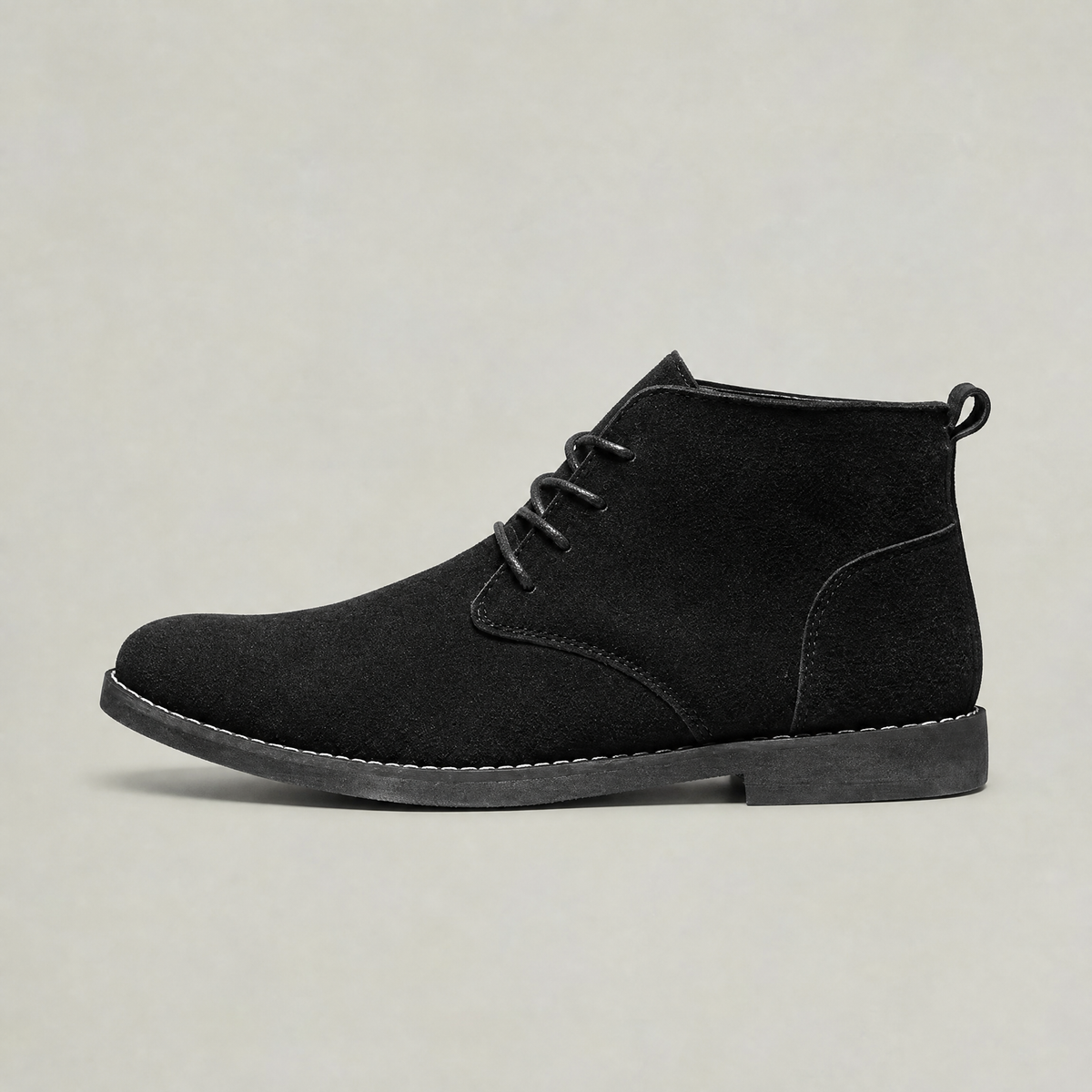 Men's Suede Look Chukka Boots - Lace Up Desert Boots Ankle Chukka Smart Casual Brown Boots
