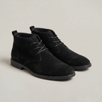 Men's Suede Look Chukka Boots - Lace Up Desert Boots Ankle Chukka Smart Casual Brown Boots