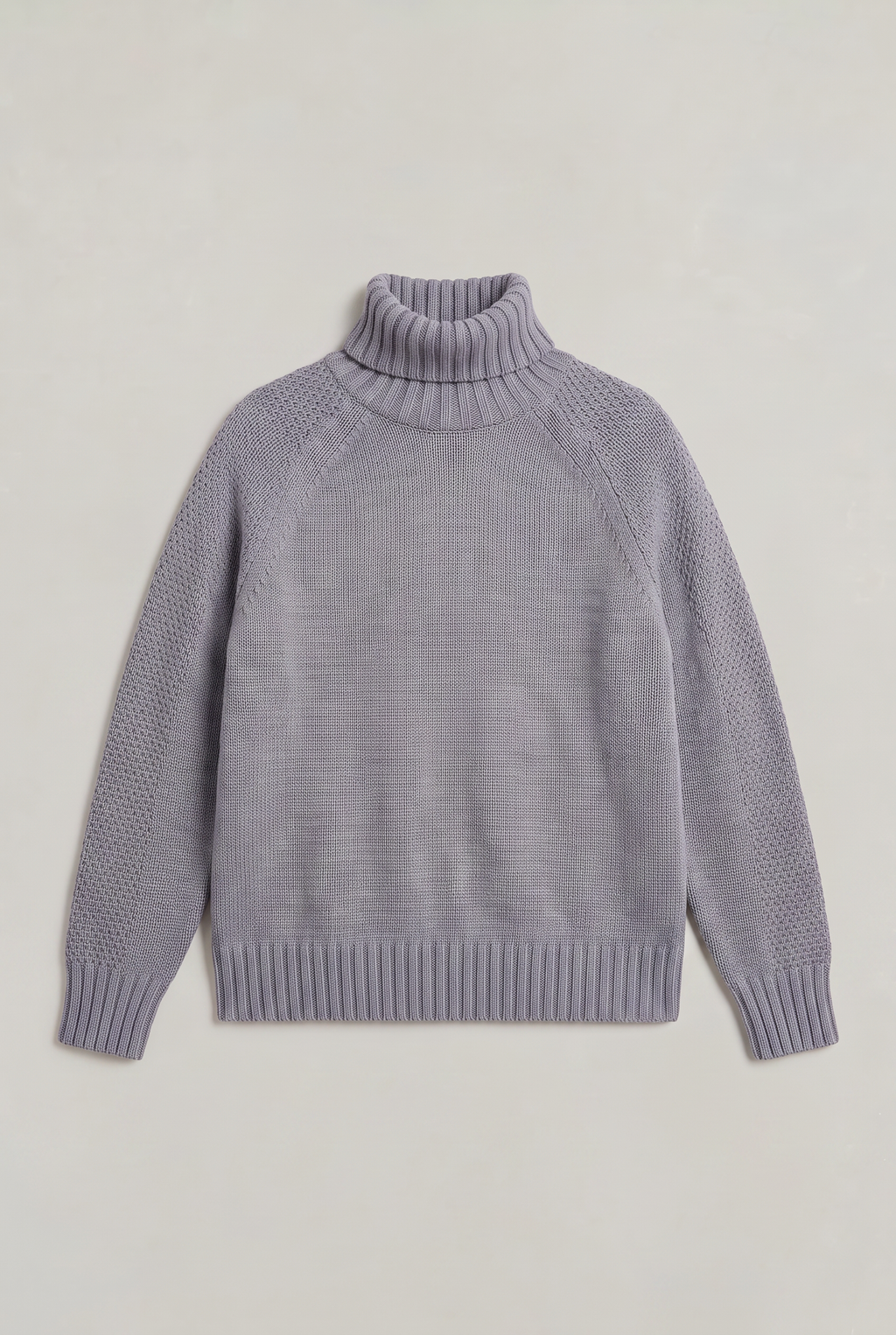 Women's Solid Colour Turtleneck Sweater - Long Sleeve Knit Pullover