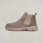 Bottines Chelsea en daim pour homme – Bottines décontractées à enfiler