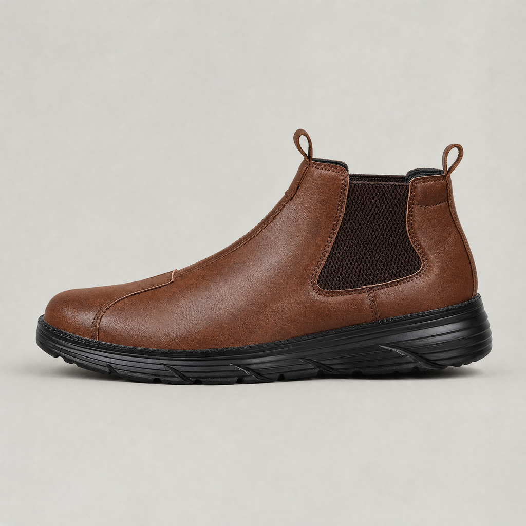 Bottes Chelsea homme – Bottines décontractées vintage à enfiler