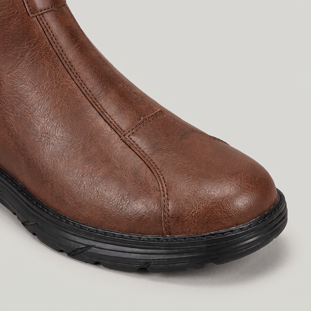 Bottes Chelsea homme – Bottines décontractées vintage à enfiler