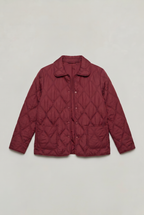 Women’s Plus Size Quilted Jacket - Collared Button Front Coat