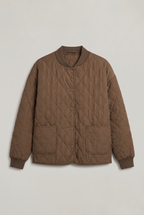 Veste matelassée pour femme – Manteau en coton rembourré boutonné sur le devant