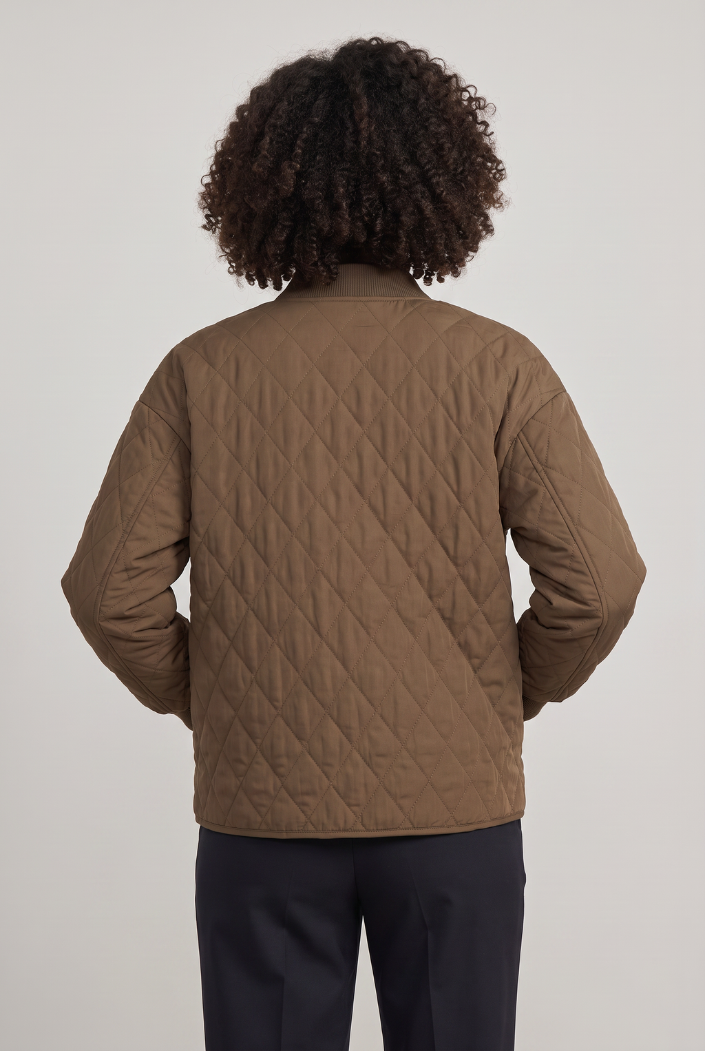 Veste matelassée pour femme – Manteau en coton rembourré boutonné sur le devant