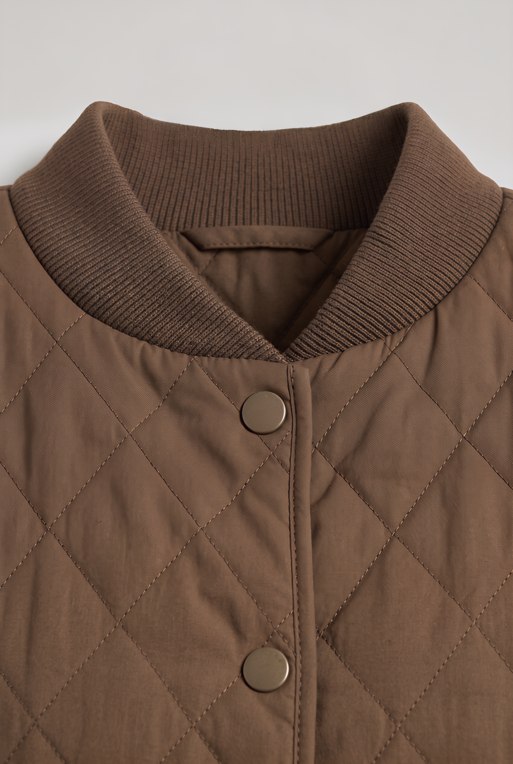Veste matelassée pour femme – Manteau en coton rembourré boutonné sur le devant