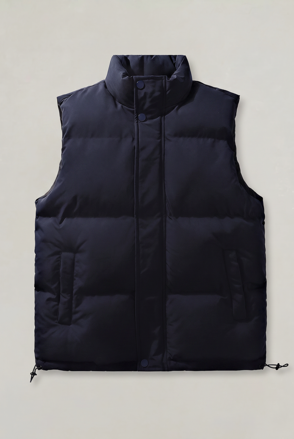 Men's Puffer Vest - Thick Sleeveless Winter Layer