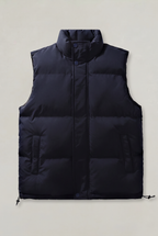 Men's Puffer Vest - Thick Sleeveless Winter Layer