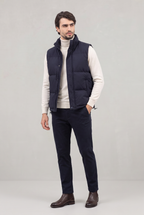 Men's Puffer Vest - Thick Sleeveless Winter Layer