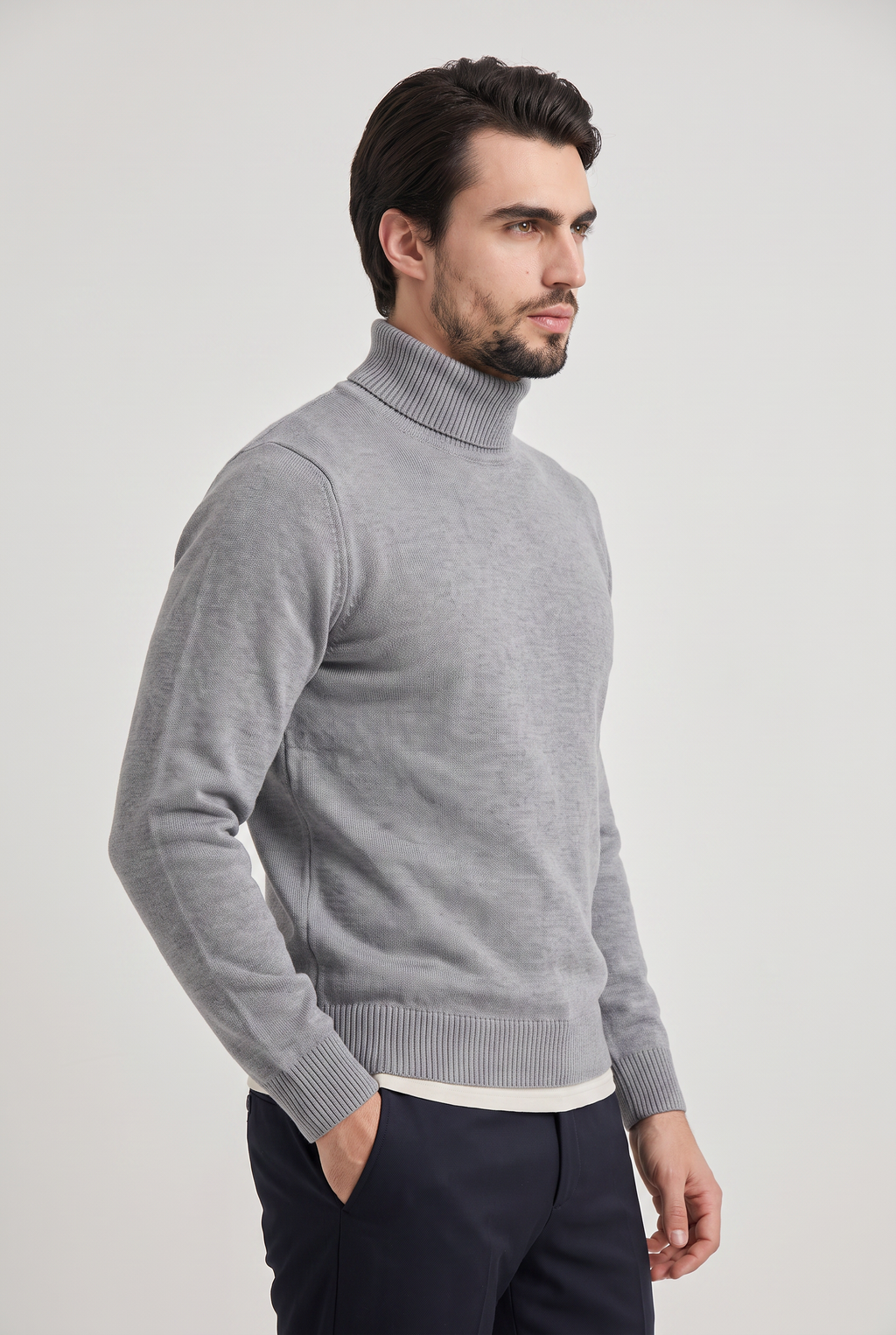 Men’s Roll Neck Sweater