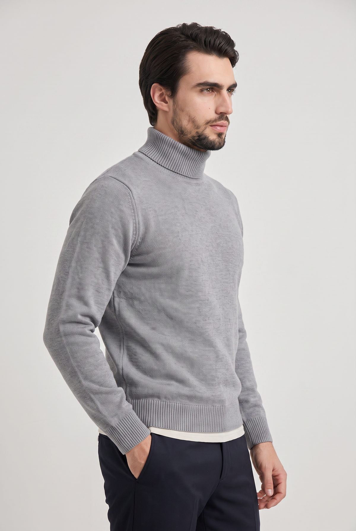 Men’s Roll Neck Sweater