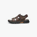 Valenomode - Men’s Leather Strap Summer Sandals