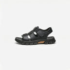 Valenomode - Men’s Leather Strap Summer Sandals