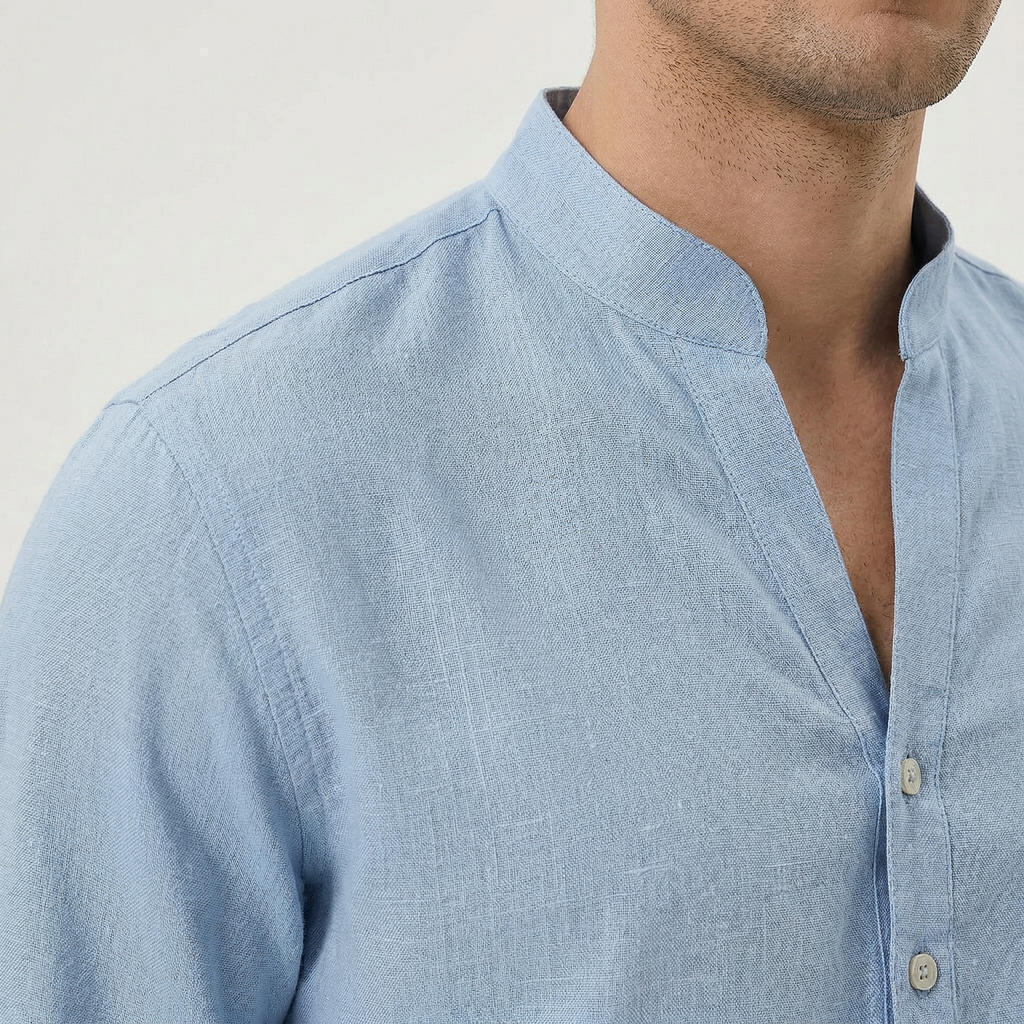 Men's Linen Two-Piece Set