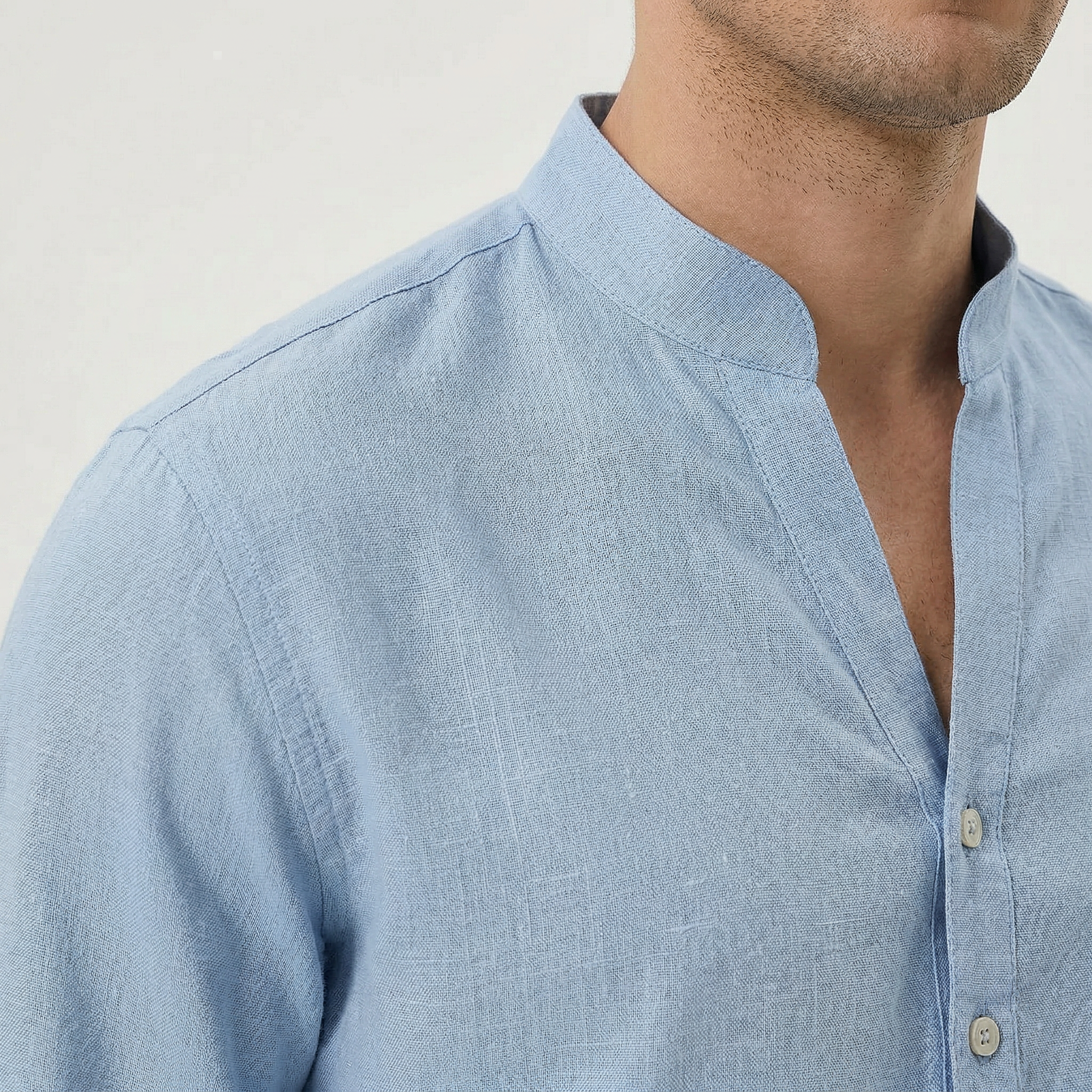 Men's Linen Two-Piece Set