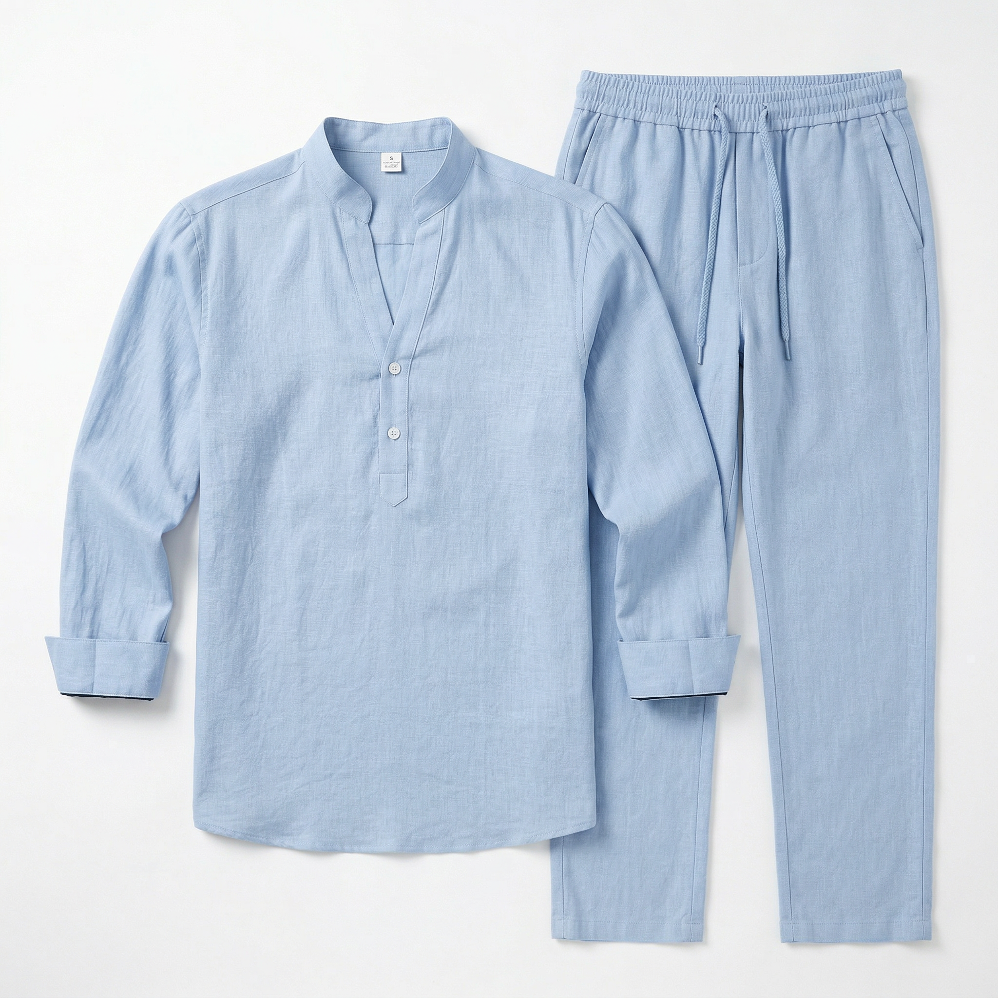 Men's Linen Two-Piece Set