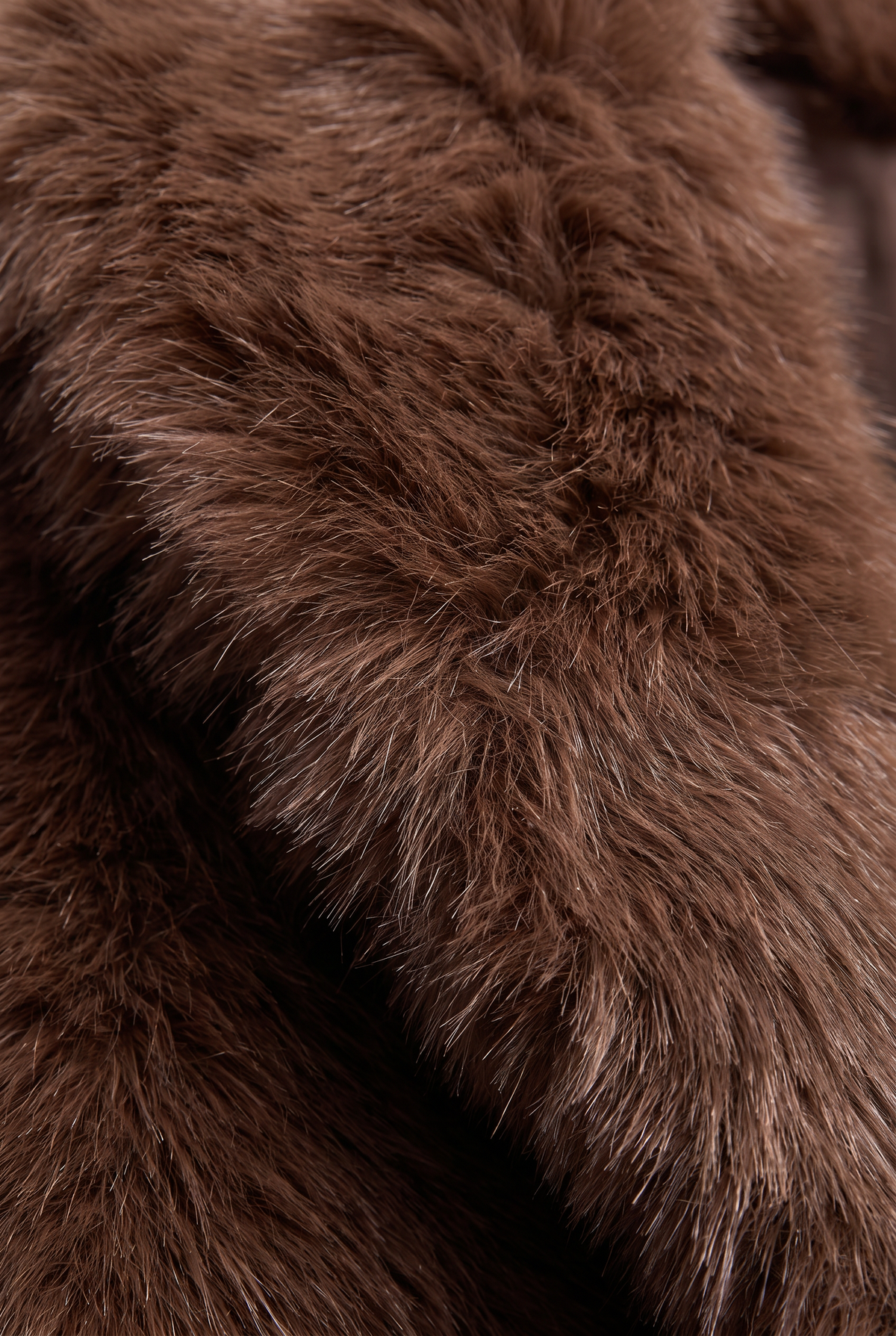 Women's Cropped Faux Fur Coat - Shaggy Fluffy Jacket Short Fur Overcoat