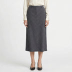 Valenomode - Women’s Straight Leg Elegant Midi Skirt