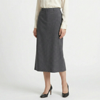 Valenomode - Women’s Straight Leg Elegant Midi Skirt