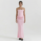 Women’s Strapless Wedding Guest Maxi Dress