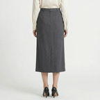 Valenomode - Women’s Straight Leg Elegant Midi Skirt