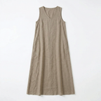 Women's A-Line Summer Sleeveless Midi Dress