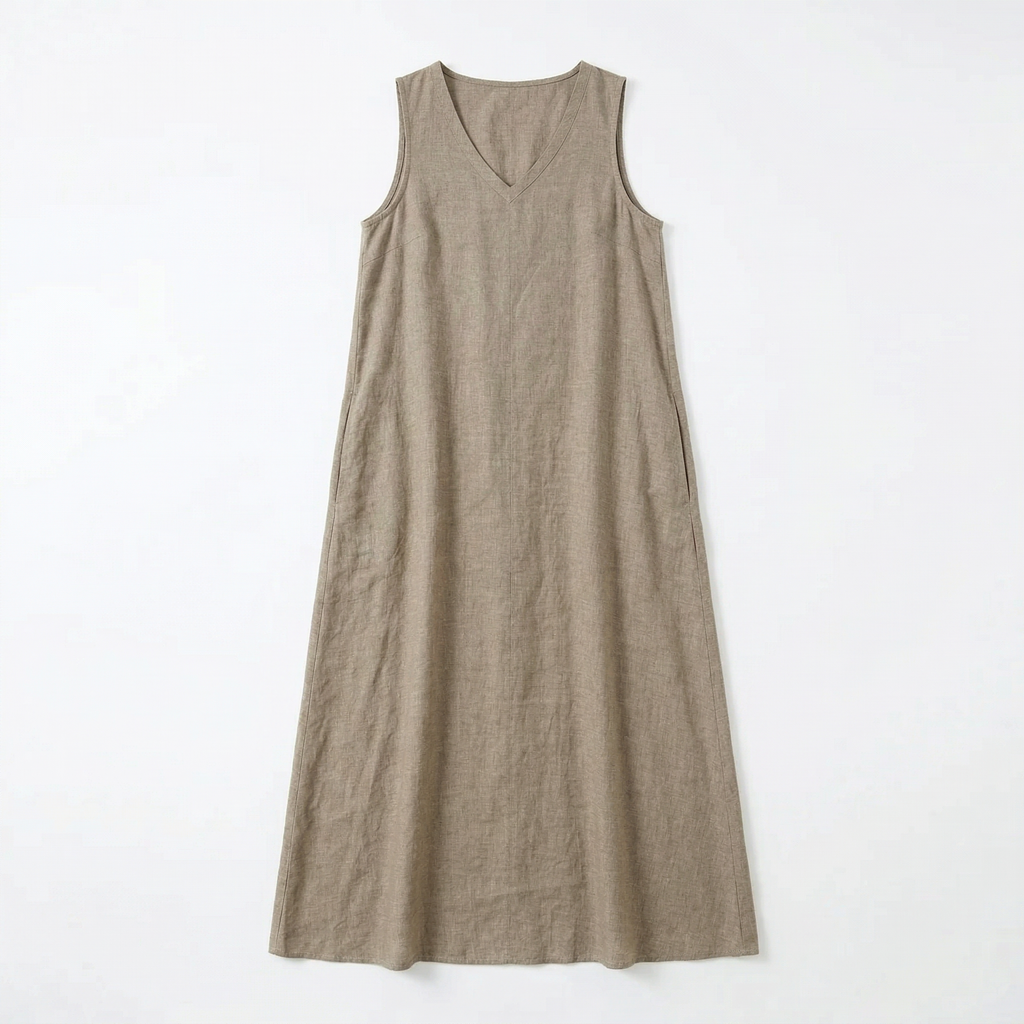 Women's A-Line Summer Sleeveless Midi Dress