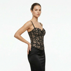 Valenomode - Women’s Structured Cup Corset Top