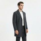 Men's Wool Business Trench Coat